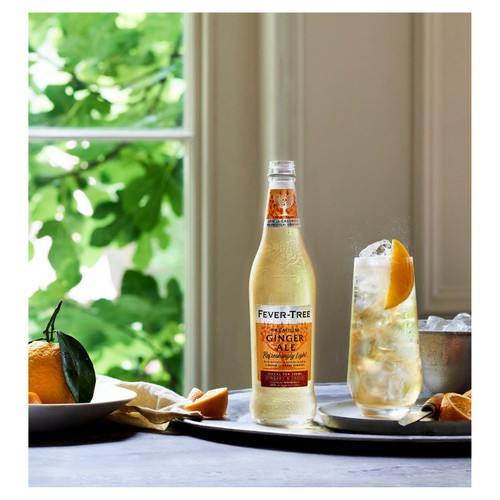 Fever-Tree refreshingly light ginger ale with natural flavourings - British product