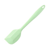 Green Silicone Spatula with Metal Core and Heat Resistance