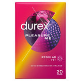 Durex ribbed and dotted condoms regular fit - British product
