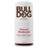 Bulldog Black Pepper & Vetiver Natural Roll-On Deodorant - British product