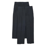MS Boys Slim Leg School Trousers 10-11 Years Navy