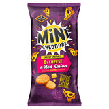 Jacobs Mini Cheddars Cheddar Red Onion Baked Snacks Multipack