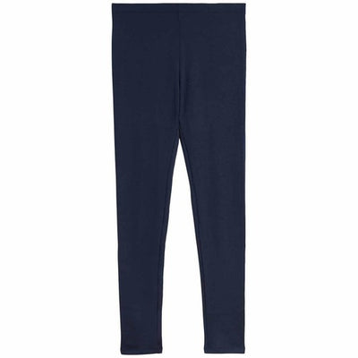 Women's Thermal Brushed Leggings, Size 14, Navy