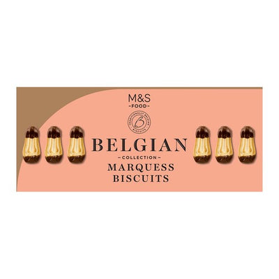 Piped Biscuits Dipped in Belgian Dark Chocolate 100g Box