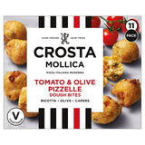 Crosta Mollica Tomato Olive Pizzelle Dough Bites