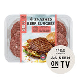 MS 4 Smashed Beef Burgers