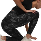 M&S Goodmove, Go Move Printed High Waisted Gym Leggings, Size 14, Grey