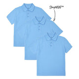 MS Pure Cotton School Polo Shirts 9-10 Years Blue