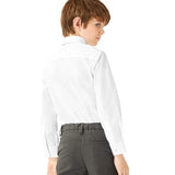 M&S Boys Regular Fit Easy to Iron Shirts, 9-10 Years, White