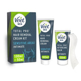 Veet Men Total Pro Intimate Hair Removal Cream Kit