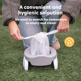 Potette Plus fragranced disposable potty liners, imported from the UK