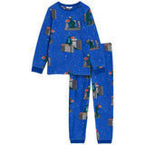 MS Fleece Tokyo PJ 8-9 Years Blue
