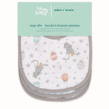 Aden + Anais muslin bibs with snap closure, set of 3, 23x32.5cm - British product
