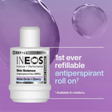 INEOS Antiperspirant Deodorant Roll On Refill White Orris & Cherry