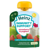 Immunity Support Baby Food Pouches with Strawberry and Yogurt for 6+ Months