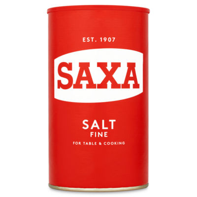 Saxa fine salt 750g (British brand)
