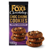 Fox's Chocolatey Biscuits Triple Chocolate Cookies 180g