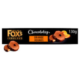 Fox's Chocolatey Orange Rounds Chocolate Coated Biscuits 130g