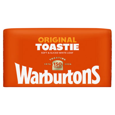 Warburtons Original Toastie White Bread Sliced Loaf 800g