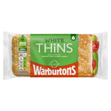 Warburtons 6 Thins Soft White Sliced Sandwich Thins