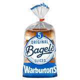 Warburtons 5 Original White Bagels Family Pack