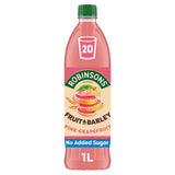 Robinsons Pink Grapefruit Squash 1L, imported from the UK