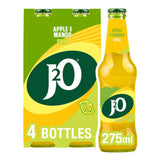 J2O apple and mango soft drink 4 x 275ml bottles, UK version