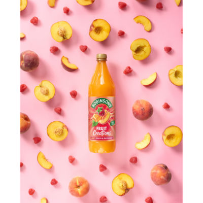 Robinsons fruit squash peach raspberry 1 Litre, UK version