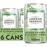 London Essence Co. Blood Orange & Elderflower Tonic Water 6 x 150ml, UK version