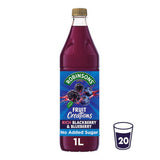 Robinsons Fruit Creations Rich Blackberry & Blueberry Squash 1L