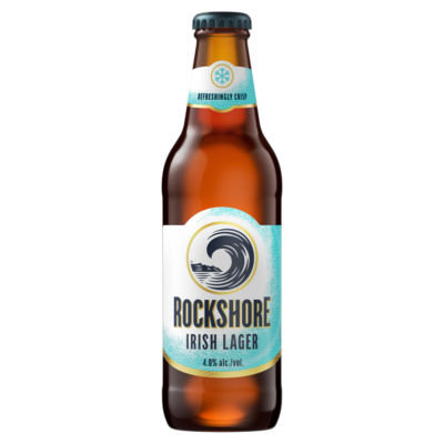 Rockshore Irish Lager 6 x 330ml Bottles, imported from Ireland