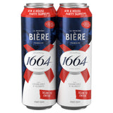 Kronenbourg 1664 Bière Blonde Premium Lager British Pack of 4 x 568ml Cans