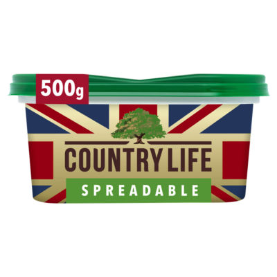Country Life spreadable butter 500g - British product