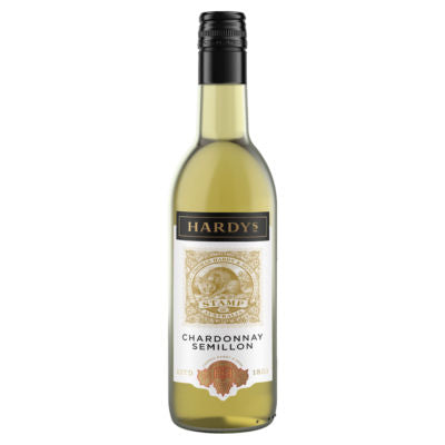 Hardys Chardonnay Semillon white wine 187ml, UK version