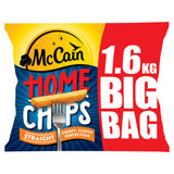 McCain Home Chips Straight Cut 1.6kg Frozen Potatoes