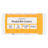 Polylina pedal bin liners small 15 litres 40 bags, imported from the UK