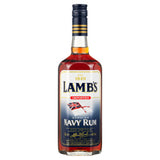 Lamb's Genuine Navy Dark Rum 70cl bottle, UK version