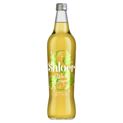 Shloer white grape sparkling juice drink 750 ml (British brand)