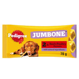 Pedigree Jumbone beef and poultry dog treats 2 chews, imported from the UK