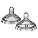 Tommee Tippee breast-like baby teats medium flow 2-pack (British brand)