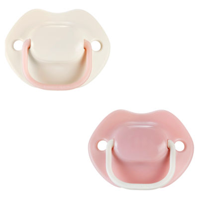 Tommee Tippee Moda Soothers Symmetrical 0-6m 2-Pack with Steriliser Pod (British brand)