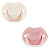 Tommee Tippee Moda Soothers Symmetrical 0-6m 2-Pack with Steriliser Pod (British brand)