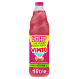 Vimto raspberry, orange & passionfruit no added sugar squash 1 litre (British brand)