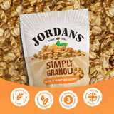 Jordans granola breakfast cereal with a hint of honey 750g, UK version