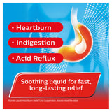 Rennie heartburn relief liquid Mint Flavour 250ml, imported from the UK