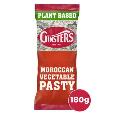 Ginsters Vegan Moroccan Vegetable Pasty 180g