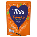 Tilda Tomato and Basil Basmati Rice Microwave Pouch 250g