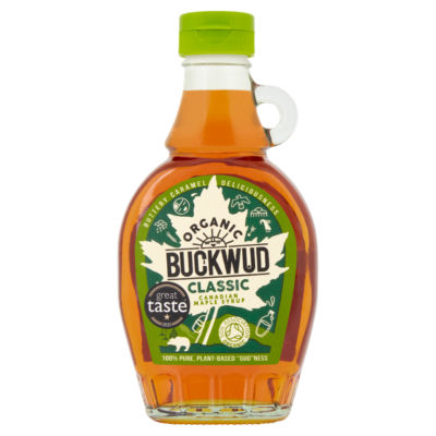Buckwud organic classic Canadian maple syrup 250g - British product