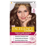 L'Oréal permanent hair colour 6 Light Brown, UK version