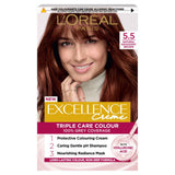 L'Oreal Excellence Crème 5.5 Mahogany Brown Permanent Hair Dye